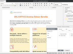 Advanced paragraph settings