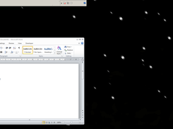 Snow falling