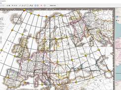 The resized window with the best-fit projection.