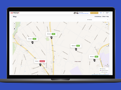 Track the real-time location of each of your vehicles on a unified live map