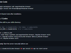 Dev Browser Screenshot 1