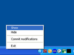 Icon context menu