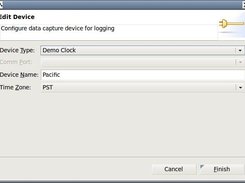 Demo Clock (Pacific) settings 