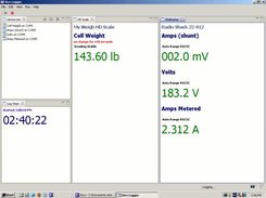 A Monitor Window with four devices open while logging