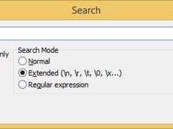 Find Dialog - Windows 8