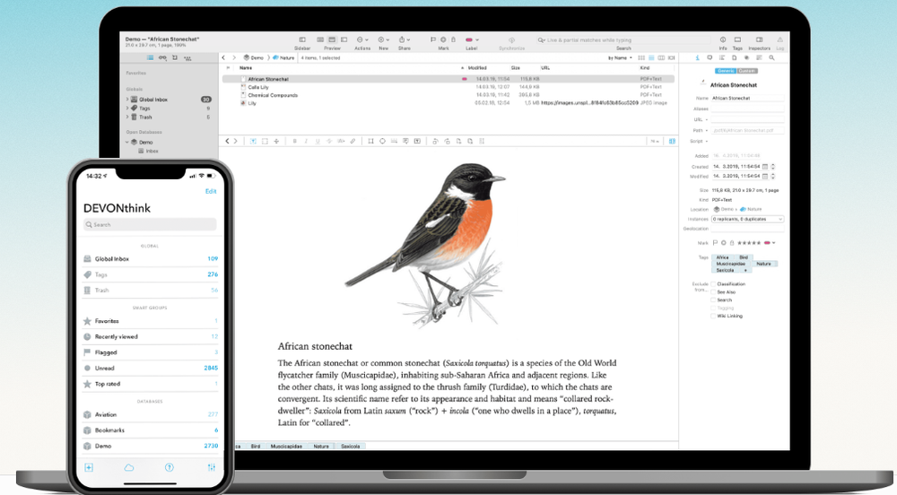 DEVONthink Screenshot 1