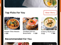 Devourin Digital Menu