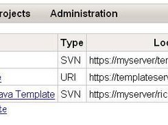 Project source templates