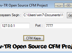 Dev-TR Open Source CFM Project Screenshot 1