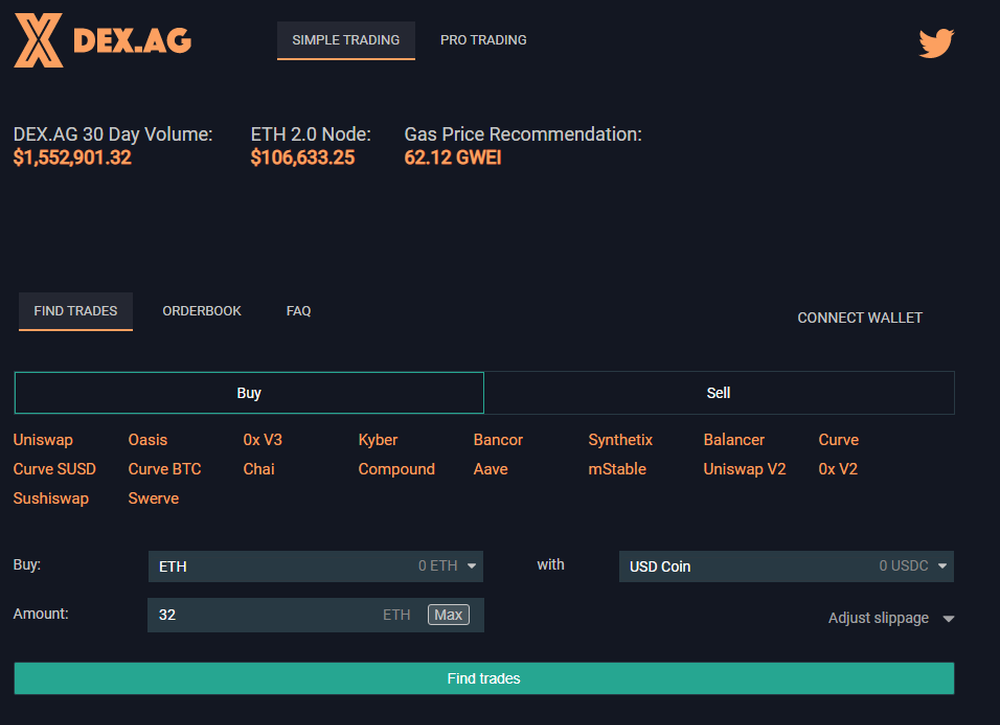 DEX.AG Screenshot 1