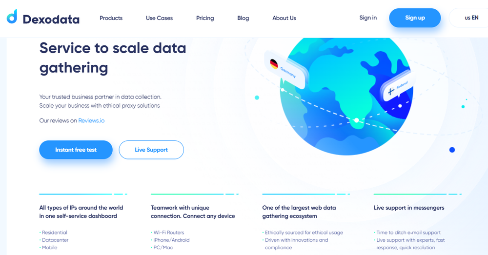 Dexodata Screenshot 1