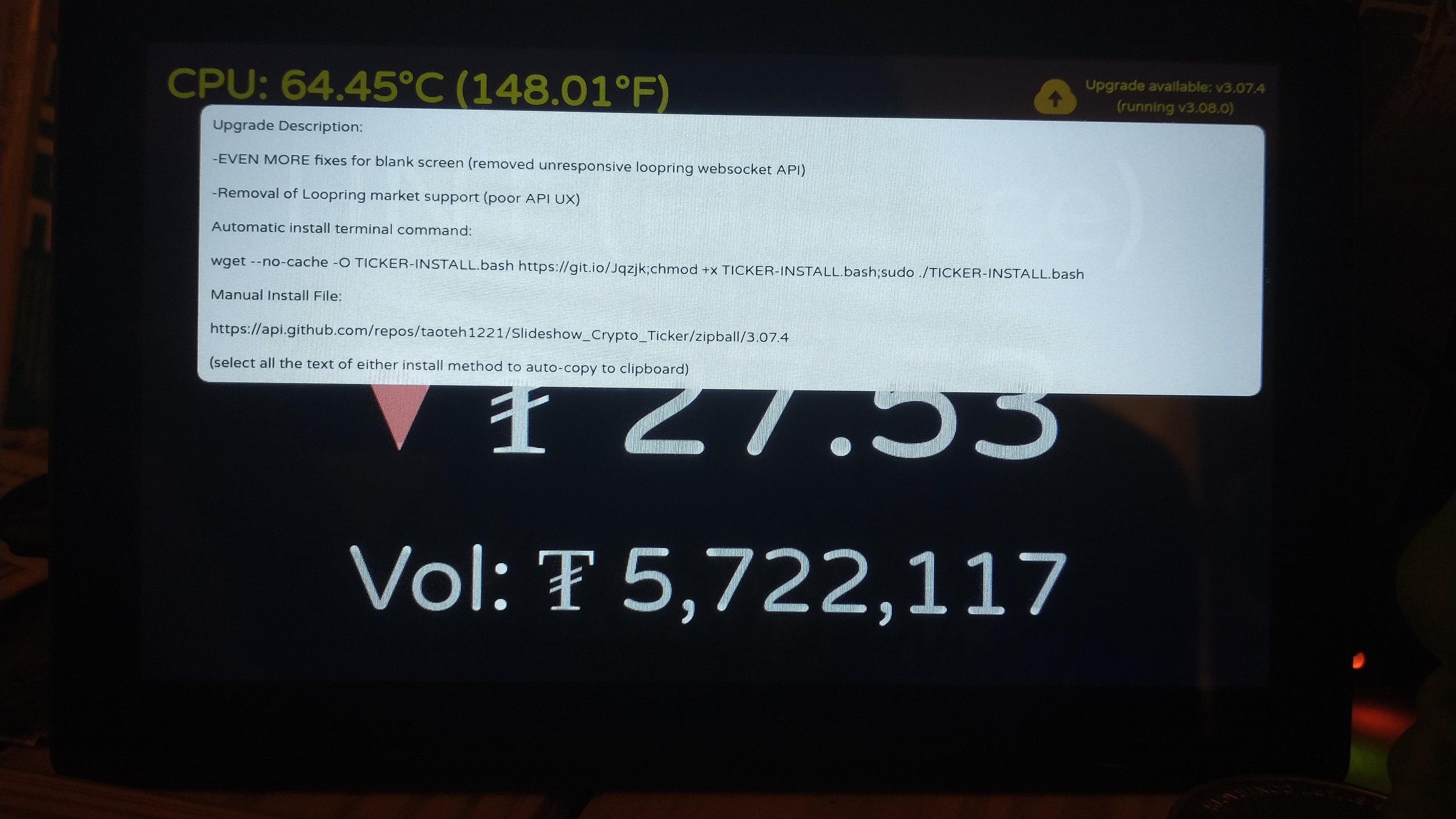 Slideshow Crypto Ticker download | SourceForge.net