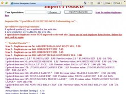 Importing Products From a Spreadsheet