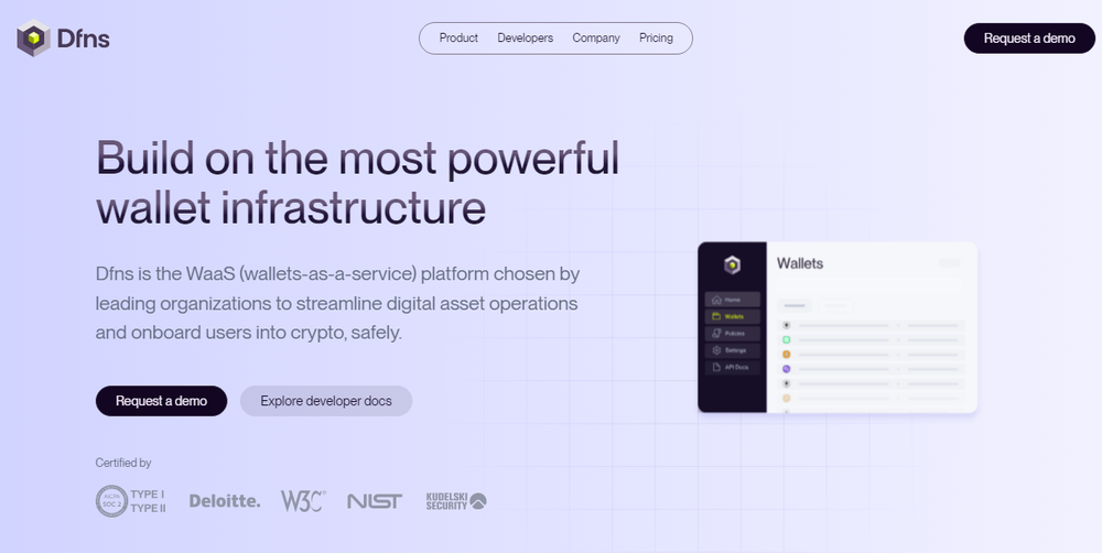 Dfns Screenshot 1