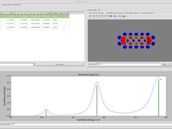 Excited state calculations with TD-DFTB can be analyzed by looking at the absorption spectra, transition densities and difference densities..
