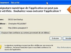 Installation 01 : vrifiez le certificat avant acceptation