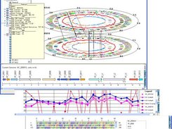 A screenshot showing comparisons between Yersinia Pestis