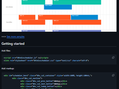 DHTMLX Scheduler Screenshot 1