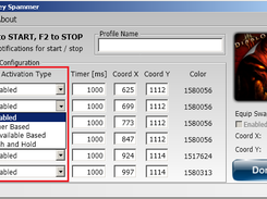 Diablo 3 Key Spammer Activation Types