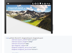 DiagonalLayout Screenshot 1