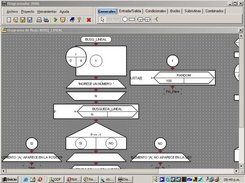 Editando un diagrama de flujo de busqueda lineal sobre un ve