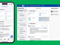 DialLink offers a plug-and-play setup with no IT expertise required, so you can deploy it and start using it right away. Designed for today’s mobile and distributed teams, it works seamlessly across smartphones, desktops, and desk phones.