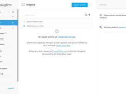Dialogflow Screenshot 1