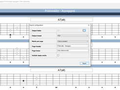 Configuración de Exportación (v1.0)