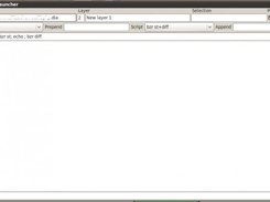 Script Launcher dialog in Dia