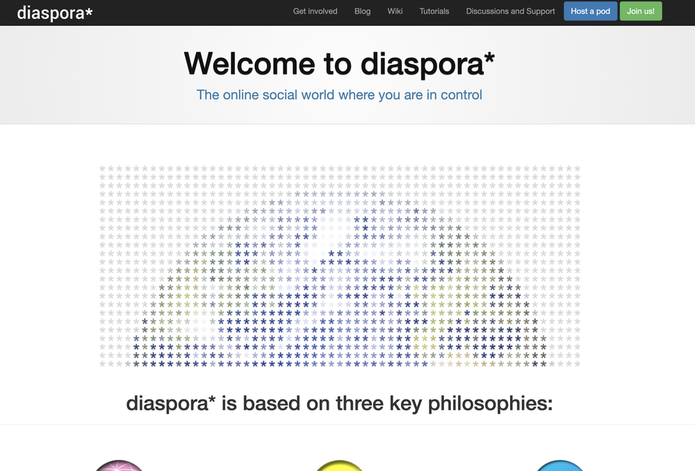 diaspora* Screenshot 1