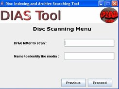 Drive Scanning Menu