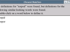 Choose a close match