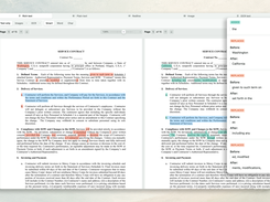Side-by-side Rich Text DOCX and PDF compare