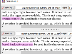 DiffPDF Screenshot 2