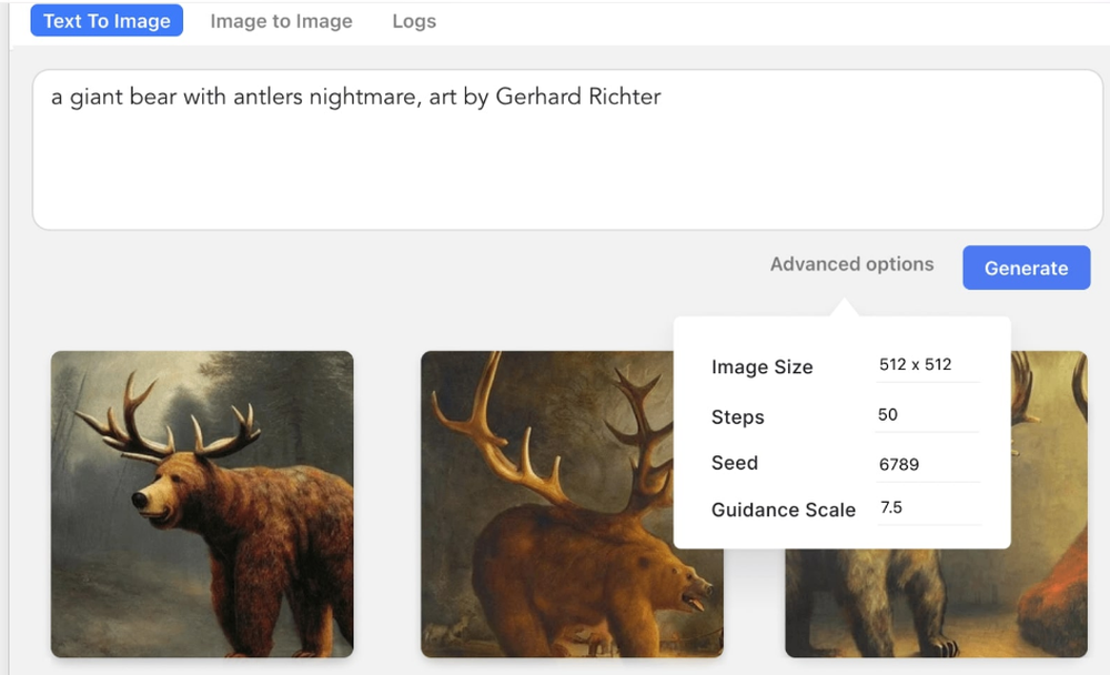 DiffusionBee Screenshot 1