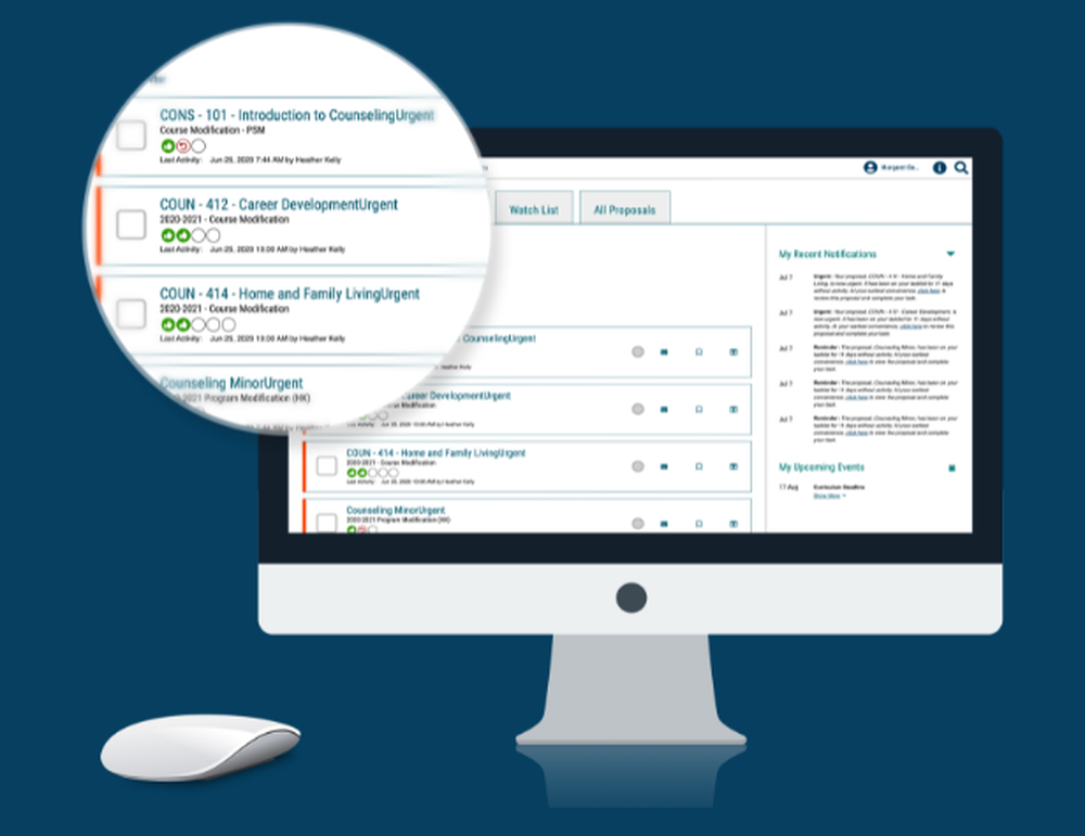 Curriculog Screenshot 1