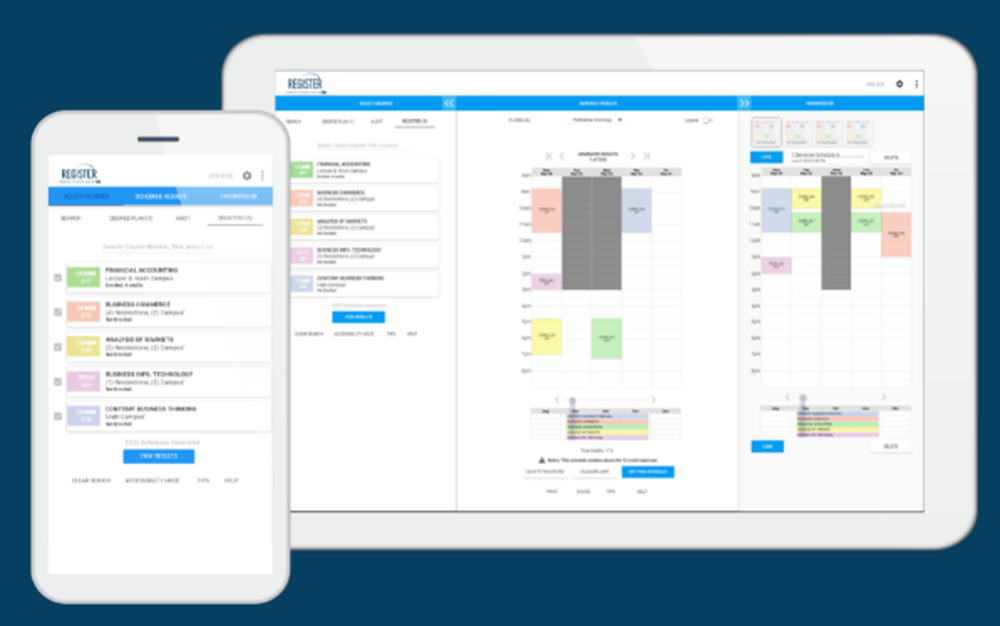 Modern Campus Register Screenshot 1