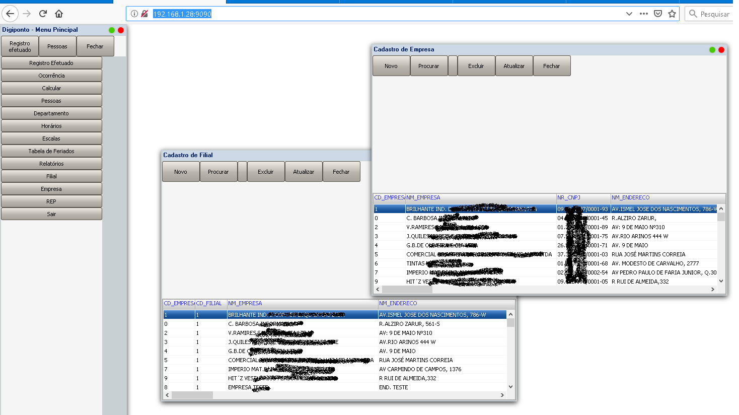 DigiPonto Web com Raudus + REST Dataware