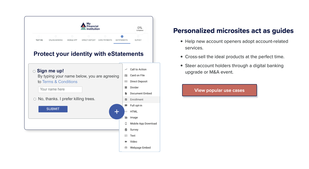 Digital Onboarding Screenshot 1
