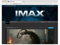 Present work to clients in your branding - just like IMAX 