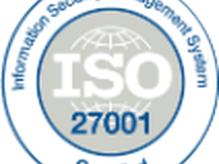 Proud to be ISO-27001 certified