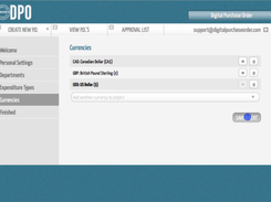 Digital Purchase Order- Currencies