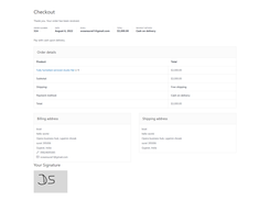Digital Signature Checkout  Woocommerce Screenshot 3