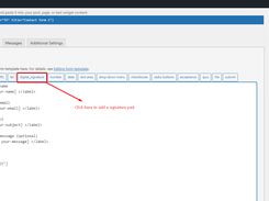 Digital Signature For Contact Form 7 Screenshot 1