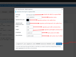 Digital Signature For Contact Form 7 Screenshot 3