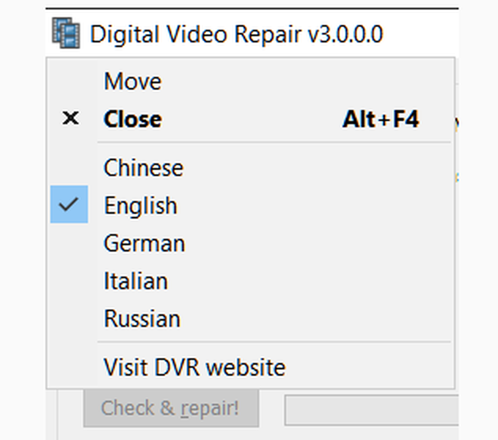 Digital Video Repair Screenshot 1