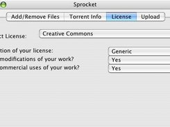 License Tab (0.0.1)