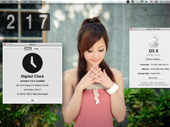 Clock on Mac OS X