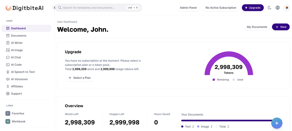 DigitbiteAI Screenshot 1