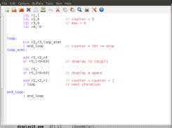 DigMIPS assembler: Display the 10 first integers...